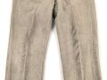 Drillichhose rohweiss Wehrmacht. Kammerstück in gutem Zustand