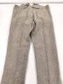 Drillichhose rohweiss Wehrmacht. Kammerstück in gutem Zustand