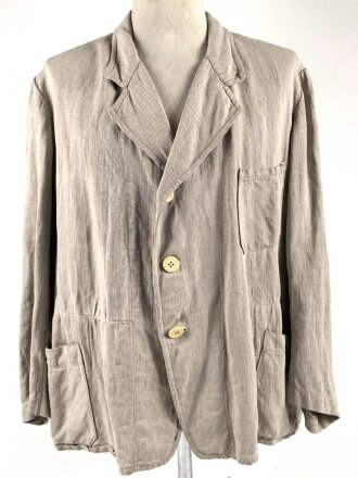 Drillichjacke rohweiss, mir so unbekannt, eventuell Reichsarbeitsdienst