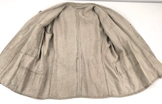 Drillichjacke rohweiss, mir so unbekannt, eventuell Reichsarbeitsdienst