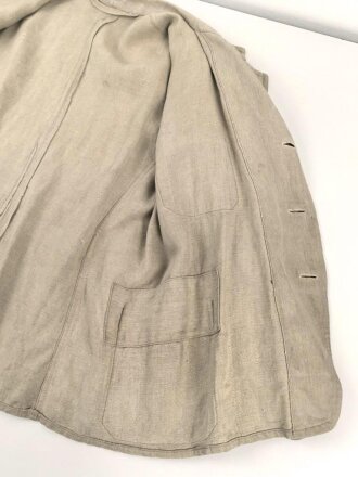 Drillichjacke rohweiss, mir so unbekannt, eventuell Reichsarbeitsdienst