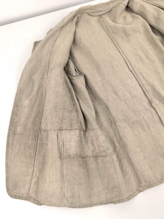 Drillichjacke rohweiss, mir so unbekannt, eventuell Reichsarbeitsdienst