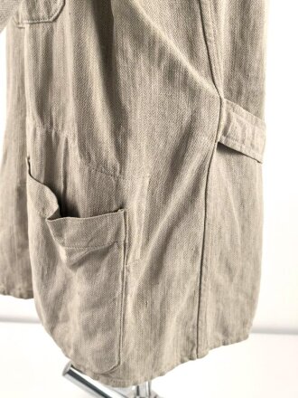 Drillichjacke rohweiss, mir so unbekannt, eventuell Reichsarbeitsdienst