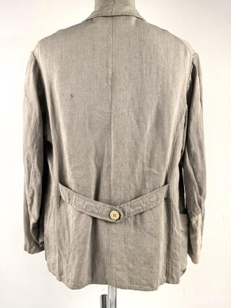Drillichjacke rohweiss, mir so unbekannt, eventuell Reichsarbeitsdienst