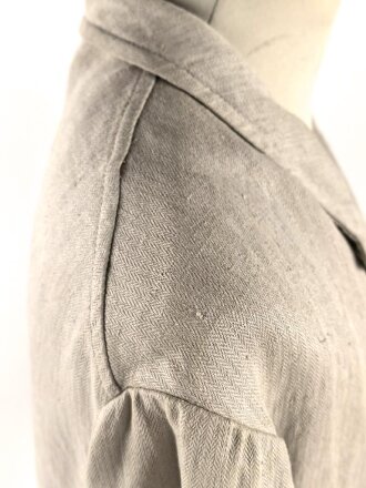 Drillichjacke rohweiss, mir so unbekannt, eventuell Reichsarbeitsdienst