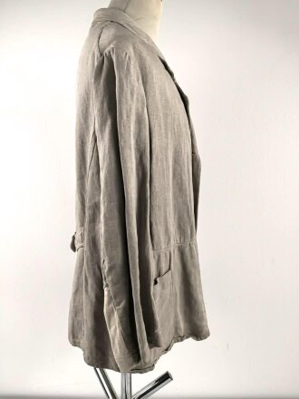 Drillichjacke rohweiss, mir so unbekannt, eventuell Reichsarbeitsdienst