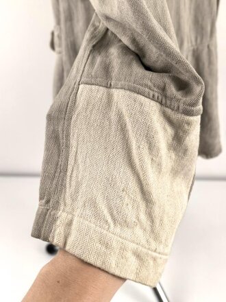 Drillichjacke rohweiss, mir so unbekannt, eventuell Reichsarbeitsdienst