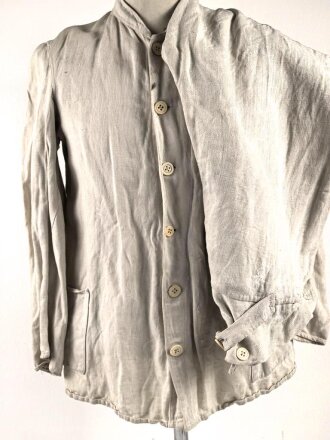 Drillichjacke und Hose rohweiss, mir so unbekannt, eventuell früher Reichsarbeitsdienst ?