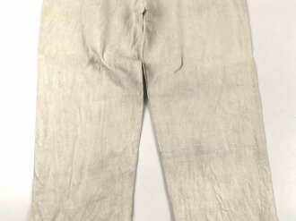 Drillichjacke und Hose rohweiss, mir so unbekannt, eventuell früher Reichsarbeitsdienst ?