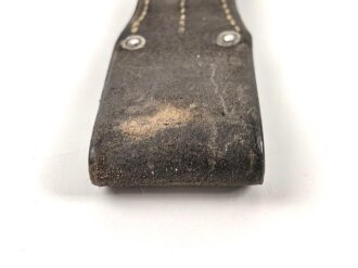 Koppelschuh zum Seitengewehr für k98 der Wehrmacht. Datiert 1938, alt überarbeitetes Stück