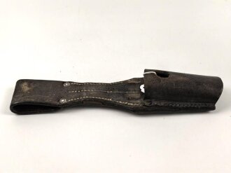 Koppelschuh zum Seitengewehr für k98 der Wehrmacht. Datiert 1938, alt überarbeitetes Stück