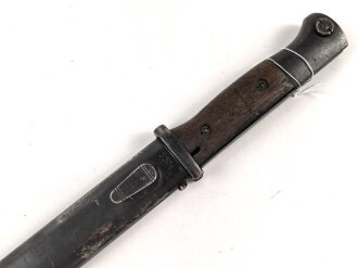 Seitengewehr M84/98 für k98 der Wehrmacht. Nummerngleiches Stück, Hersteller S/238, datiert 1936