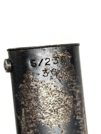 Seitengewehr M84/98 für k98 der Wehrmacht. Nummerngleiches Stück, Hersteller S/238, datiert 1936