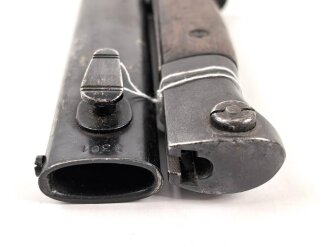 Seitengewehr M84/98 für k98 der Wehrmacht. Nummerngleiches Stück, Hersteller S/238, datiert 1936