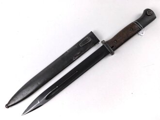 Seitengewehr M84/98 für k98 der Wehrmacht. Nummerngleiches Stück, Hersteller S/238, datiert 1936