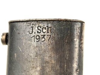 Seitengewehr M84/98 für k98 der Wehrmacht. Nummerngleiches Stück, Hersteller J.Sch, datiert 1937