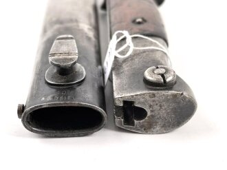 Seitengewehr M84/98 für k98 der Wehrmacht. Nummerngleiches Stück, Hersteller J.Sch, datiert 1937