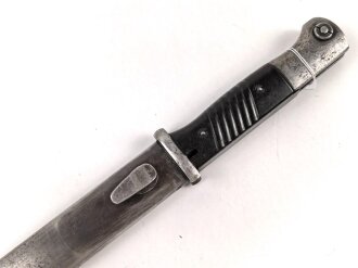 Seitengewehr M84/98 für k98 der Wehrmacht. Nummerngleiches Stück, Hersteller 41asw