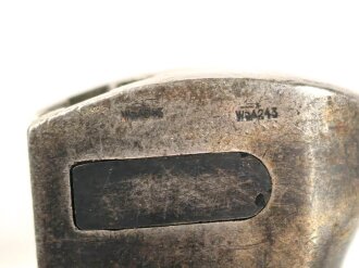 Seitengewehr M84/98 für k98 der Wehrmacht. Getragenes Stück, auf der Klinge Farbflecken ?