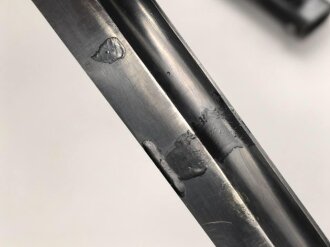 Seitengewehr M84/98 für k98 der Wehrmacht. Getragenes Stück, auf der Klinge Farbflecken ?