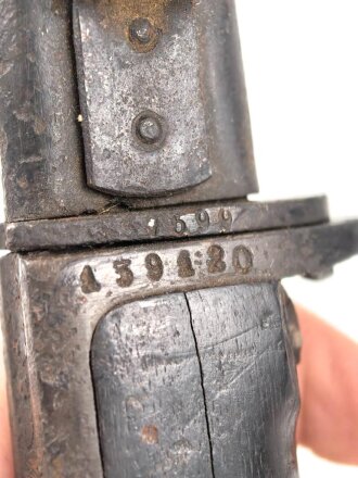 Norwegen, Seitengewehr Modell 1894/14 lang, macht für mich den Eindruck eines guten Wasserfundes