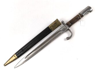 Brasilien, Bajonett Mauser M 1908, guter Gesamtzustand, ungereinigtes Stück