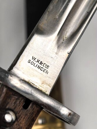 Brasilien, Bajonett Mauser M 1908, guter Gesamtzustand, ungereinigtes Stück