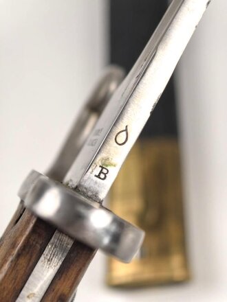 Brasilien, Bajonett Mauser M 1908, guter Gesamtzustand, ungereinigtes Stück