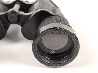 Kriegsmarine, Dienstglas 7 x 50 mit speziellen Okularmuscheln , Hersteller bmk. Glasklare Durchsicht, keine Strichplatte