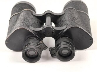 Kriegsmarine, Dienstglas 7 x 50 mit speziellen Okularmuscheln , Hersteller bmk. Glasklare Durchsicht, keine Strichplatte