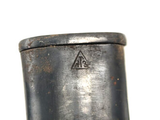 Jugoslawien, Seitengewehr Modell 24 Mauser mit eingekürztem Laufring . Ungereinigtes Stück