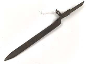 Österreich 1. Weltkrieg, Aushilfsseitengewehr. Leicht narbiges, ungereinigtes Stück