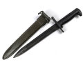 U.S. Army 2.Weltkrieg, Seitengewehr für M 1 Garand . Hersteller AH.  Scheide Originallack, ungereinigtes Stück
