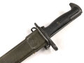 U.S. Army 2.Weltkrieg, Seitengewehr für M 1 Garand . Hersteller AH.  Scheide Originallack, ungereinigtes Stück