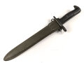 U.S. Army 2.Weltkrieg, Seitengewehr für M 1 Garand . Hersteller AH.  Scheide Originallack, ungereinigtes Stück
