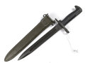 U.S. Army 2.Weltkrieg, Seitengewehr für M 1 Garand . Hersteller AH.  Scheide Originallack, ungereinigtes Stück