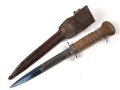 Niederlande, Kampfmesser Modell 1917, so bis 1940 ausgegeben. Nummerngleiches, ungereinigtes Stück