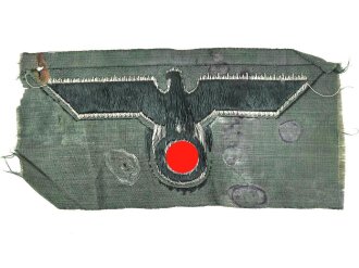 Brustadler  für Unteroffiziere des Heeres. Metallfaden