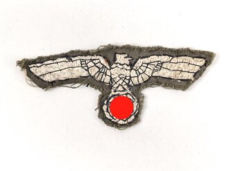 Adler für eine Feldmütze des Heeres, getragenes...