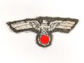 Adler für eine Feldmütze des Heeres, getragenes Stück, Italienische Fertigung