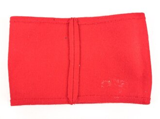Armbinde für Angehörige von Parteiverbänden. Frühes, dreiteiliges Stück aus Filz, guter Zustand