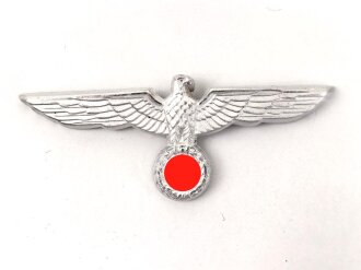 Adler für eine Schirmmütze des Heeres. Aluminium, polierte Kanten