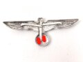 Adler für eine Schirmmütze des Heeres. Aluminium, polierte Kanten