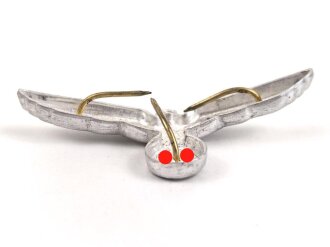 Adler für eine Schirmmütze des Heeres. Aluminium