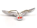 Adler für eine Schirmmütze des Heeres. Aluminium