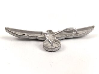 Adler für eine Schirmmütze des Heeres. Aluminium, ein Splint fehlt