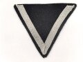 Heer, Ärmelabzeichen für einen Gefreiten der Panzertruppe aus schwarzem Filz