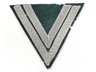 Heer, Ärmelabzeichen für einen Obergefreiten, leichter Mottenschaden