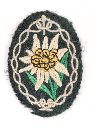 Heer, Ärmelabzeichen für einen Angehörigen der Gebirgstruppe