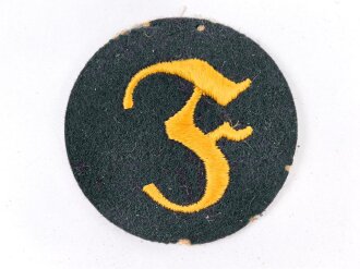 Heer, Ärmelabzeichen für einen Feuerwerker, leichter Mottenschaden